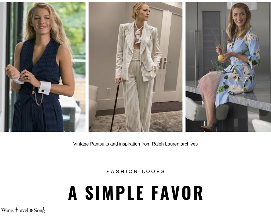 Blake Lively - Stylish Outfits from a Simple Favor